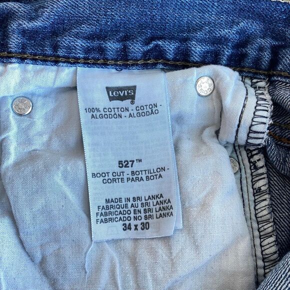 Levi's Men's Bootcut Jeans - Blue - Picture 5 of 10